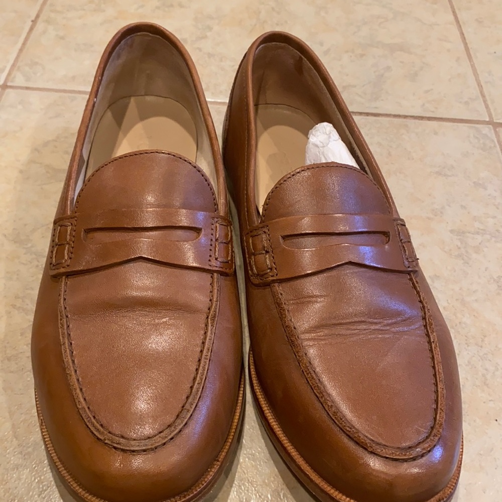 Jcrew Ryan penny loafers in leather